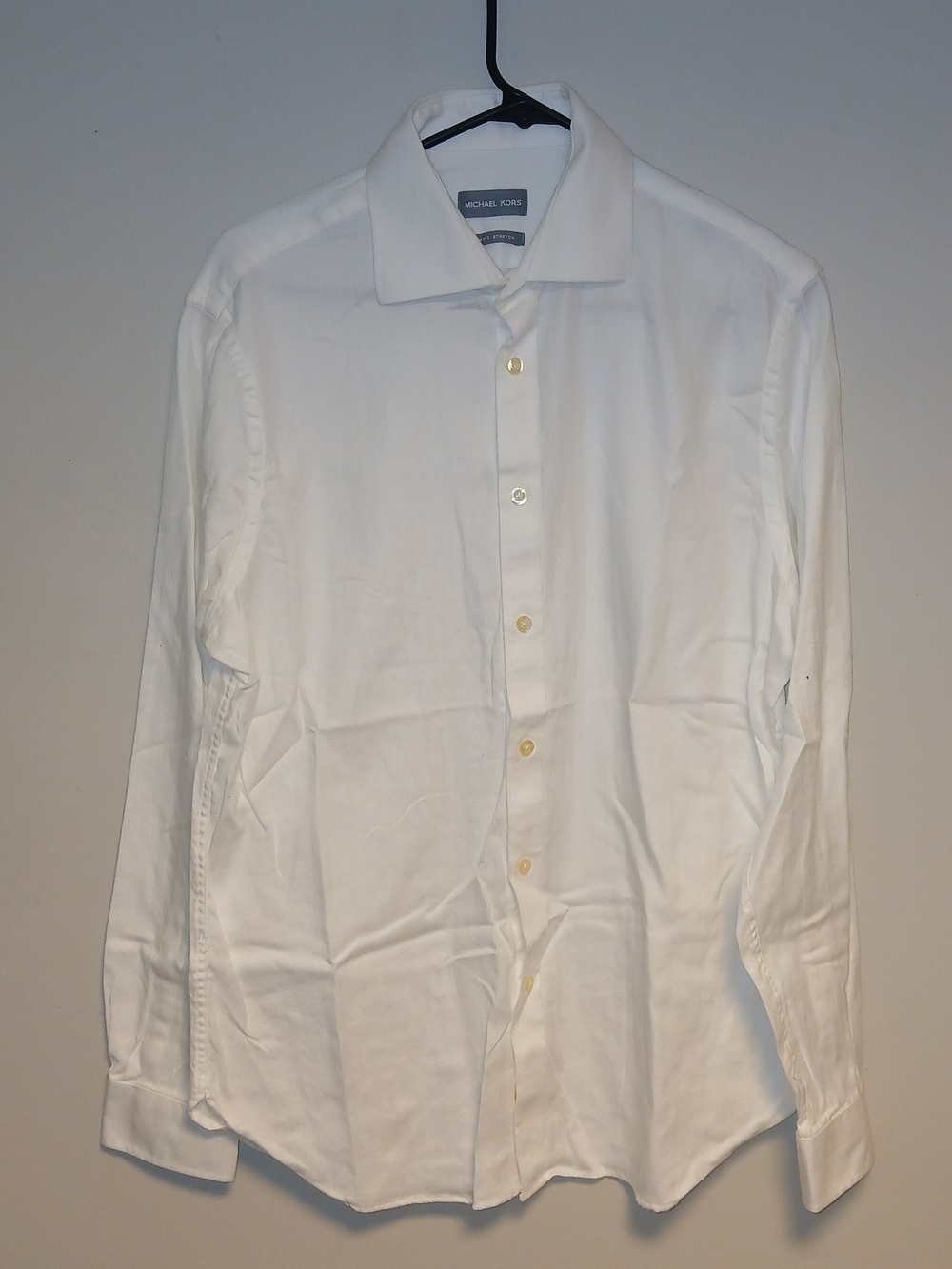 Michael Kors Men's White Dress Shirt